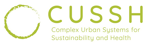 CUSSH - Complex Urbna Systems fro Sustainability and Health Logo